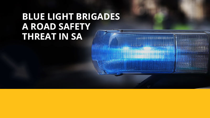 News from the AA: Blue Light Brigades a road safety threat in SA